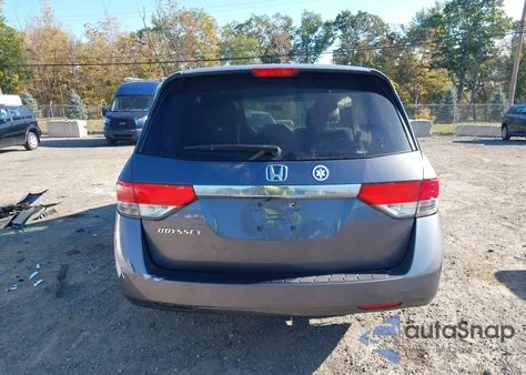 2015 Honda Odyssey Ex from USA, damaged, VIN 5FNRL5H42FB113347